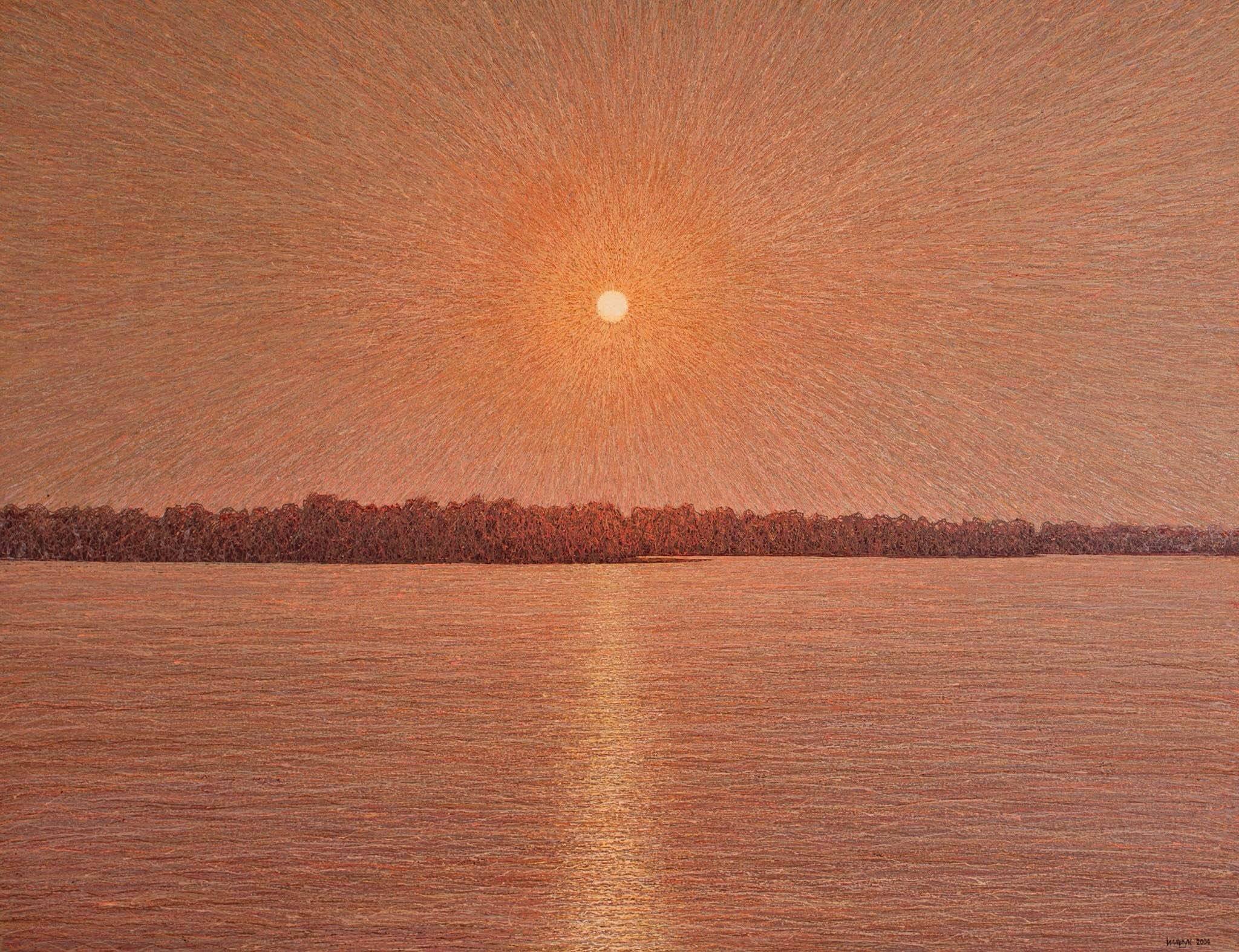 Іван Марчук 'Схід сонця над Дніпром' (2004)